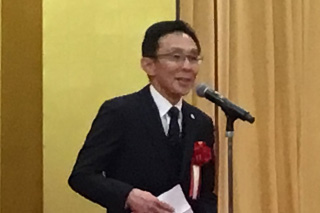 来賓挨拶を行う濱島副会長の画像